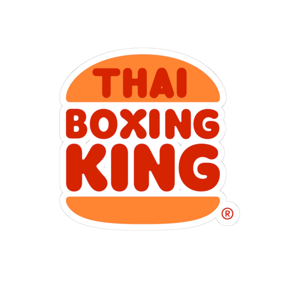 Thai Boxing King Sticker
