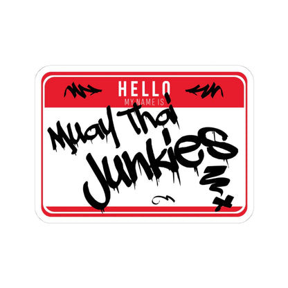 Hello My Name is MTJ Sticker