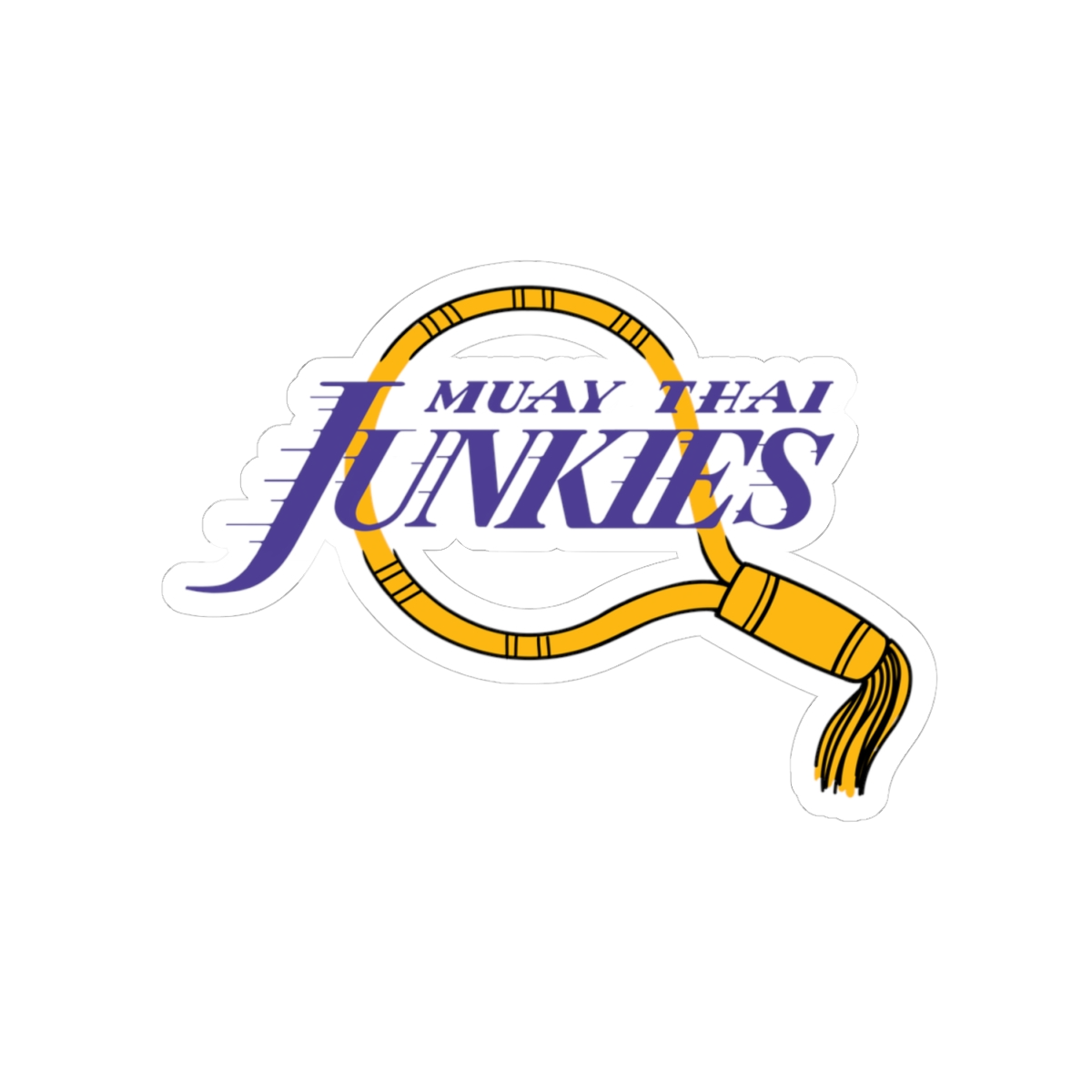 LA Junkies Muay Thai Sticker