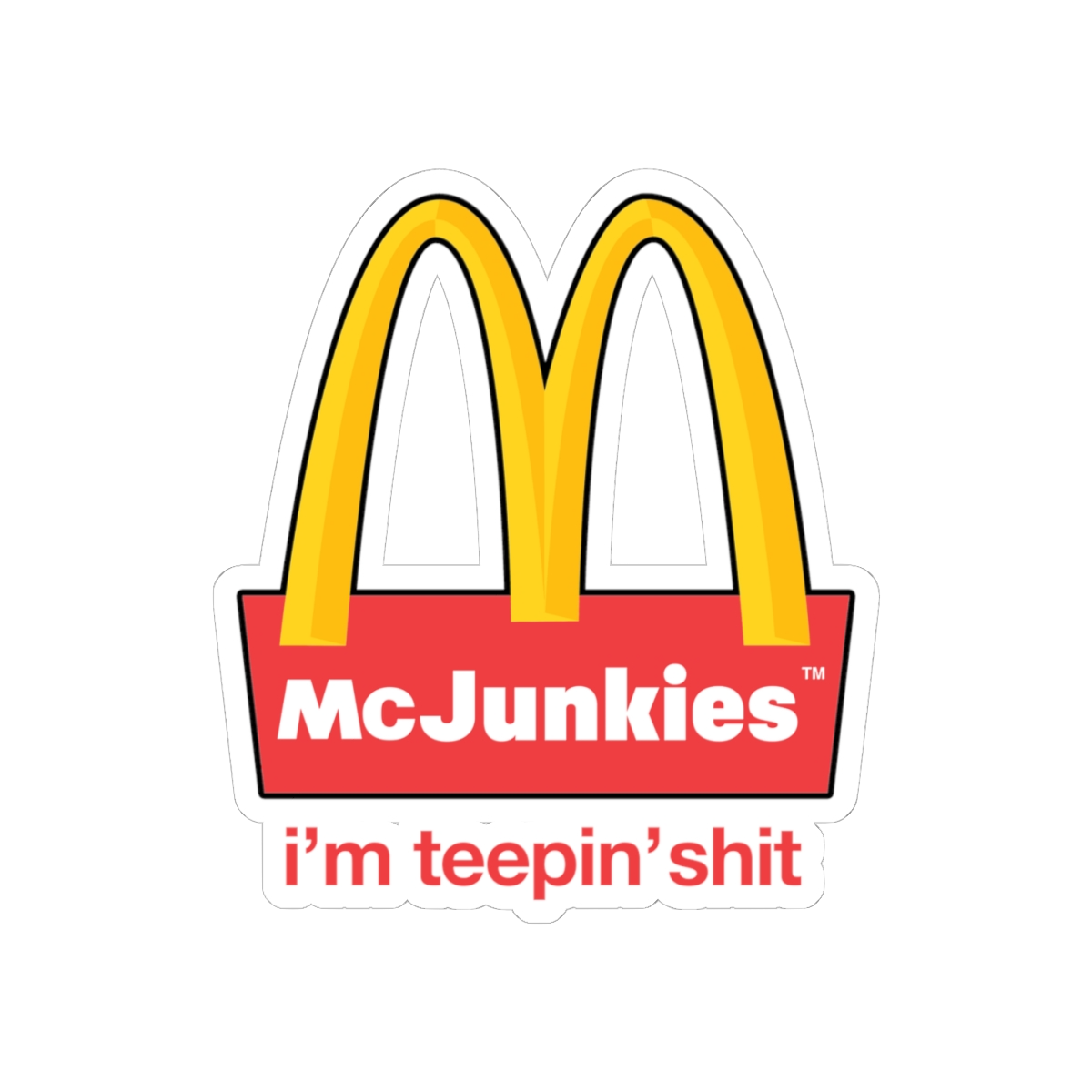 McJunkies Muay Thai Sticker